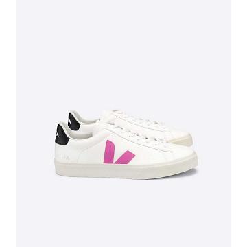 Veja CAMPO CHROMEFREE Low Tops Sneakers Dames White/Purple | BE 597FDN